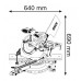 Пила торцовочная с протяжкой Bosch GCM 10 SD (0601B22508)