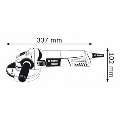 Кутова шліфувальна машина Bosch GWS 11-125 Professional (060179D002)