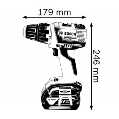 Шуруповерт Bosch GSR 18 V-EC (без АККУ. и ЗУ)