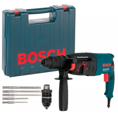 Перфоратор Bosch GBH 2-26 DFR + змінний патрон + набір 5 бурів + валіза (061125476D) Перфоратор Bosch GBH 2-26 DFR + змінний патрон + набір 5 бурів + валіза (061125476D)