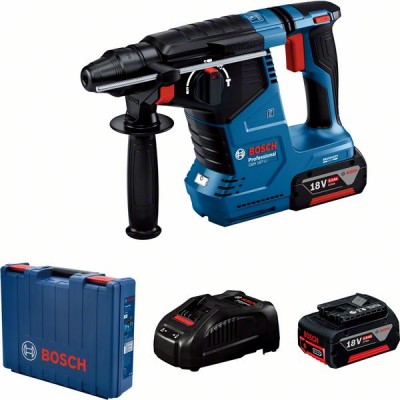 Акумуляторний перфоратор Bosch GBH 187-LI SDS-Plus (0611923021) (2х - 18В 5 А/Ч, ЗУ + кейс) Акумуляторний перфоратор Bosch GBH 187-LI SDS-Plus (0611923021) (2х - 18В 5 А/Ч, ЗУ + кейс)