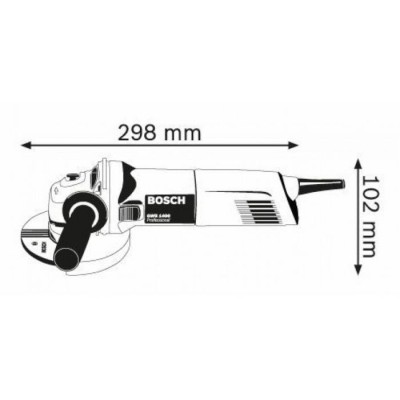 Угловая шлифмашина Bosch GWS 1400 (0601824800)