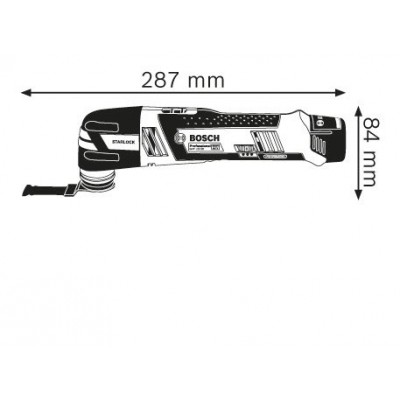 Акумуляторний універсальний різак BOSCH GOP 12V-28 Professional 06018B5001 (06018B5001)