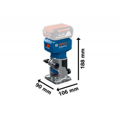 Акумуляторний фрезер Bosch Professional GLF 18V-8 (06016C6000)