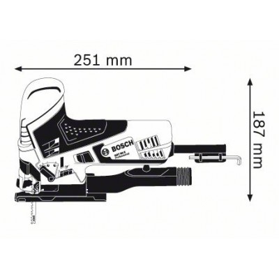 Лобзик електричний Bosch GST 90 E Professional (060158G000)