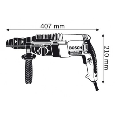 Перфоратор Bosch GBH 2-26 DFR Professional (0611254768) змінний патрон SDS