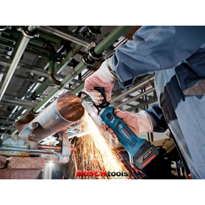 Аккумуляторная угловая шлифмашина Bosch GWS 18-125 V-LI (L-boxx)