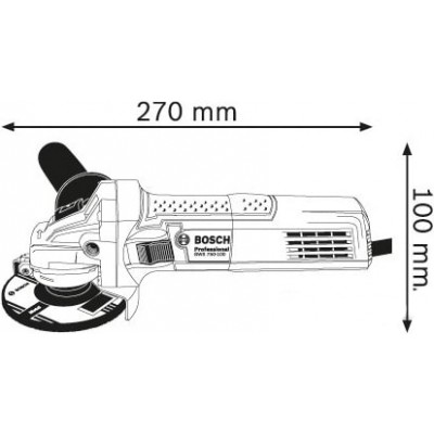 Кутова шліфувальна машина Bosch GWS 750 S Professional (0601394121)