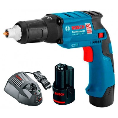 Аккумуляторный шуруповерт Bosch GTB 12 V-11 + з/у GAL 1230 CV + 2 x акб GBA 12V 2 Ah + чемодан L-boxx (06019E4000)