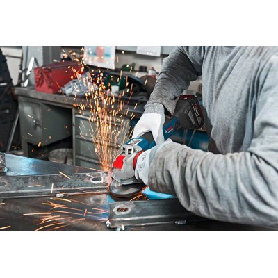 Аккумуляторная угловая шлифмашина Bosch GWX 18V-10 C (Solo, L-Boxx) (06017B0200)