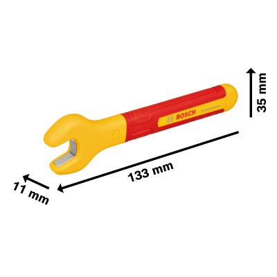 Ключ гайковий VDE 13 мм (1600A02NF1) Ключ гайковий VDE 13 мм (1600A02NF1)