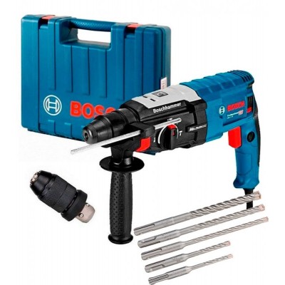 Перфоратор Bosch GBH 2-28 F + БЗП + набор 5 буров SDS-Plus-5X + чемодан (061126760D) Перфоратор Bosch GBH 2-28 F + БЗП + набор 5 буров SDS-Plus-5X + чемодан (061126760D)
