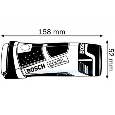 Акумуляторні ліхтарі Bosch GLI 10,8 V-LI (без акумулятора))
