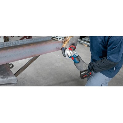 Акумуляторна кутова шліфувальна машина Bosch GWX 18V-10 Professional Solo (06017B0100)