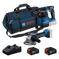PRO Набір з 2 інструментів BOSCH 18 V: GWS + GBH + 2x GBA 18V 4.0Ah + GAL + сумка(0615V0003C)