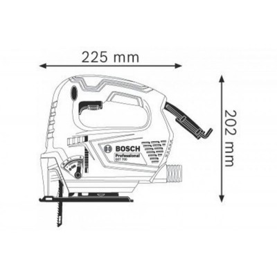 Лобзик Bosch GST 700 Professional (06012A7020)