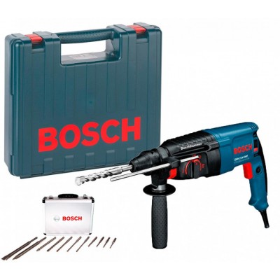 Перфоратор Bosch GBH 2-26 DRE + чемодан + набор 11 буров (0615990L43) Перфоратор Bosch GBH 2-26 DRE + чемодан + набор 11 буров (0615990L43)