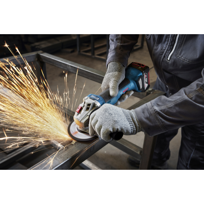 Акумуляторна безщіткова кутова шліфувальна машина Bosch GWS 18V-8 (06019N9000) (Solo - без аку та ЗП)