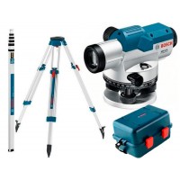 Оптический нивелир Bosch GOL 32 D + штатив BT 160 + линейка GR 500 + чемодан (0601068502)