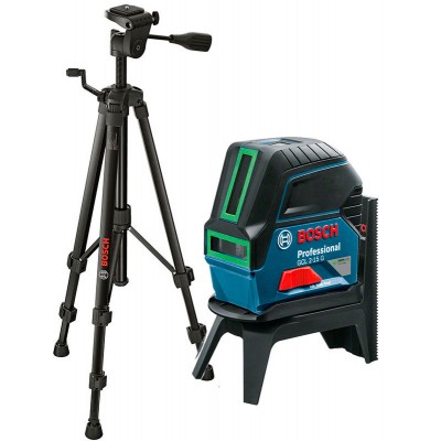 Лазерный нивелир Bosch GCL 2-15 G + штатив BT 150 + чехол (0601066J0D)