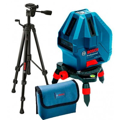Лазерный нивелир Bosch GLL 5-50 X + штатив BT 150 + чехол (0601063N0D)