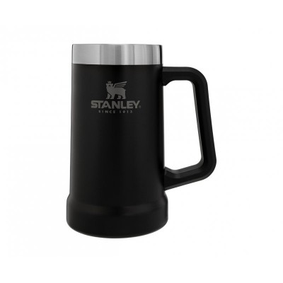 Термокружка пивная Stanley Adventure Stein Matte Black 0,7 л (6939236348348) Термокружка пивная Stanley Adventure Stein Matte Black 0,7 л (6939236348348)