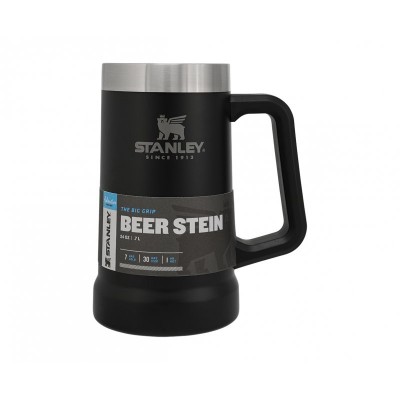 Термокружка пивная Stanley Adventure Stein Matte Black 0,7 л (6939236348348) Термокружка пивная Stanley Adventure Stein Matte Black 0,7 л (6939236348348)