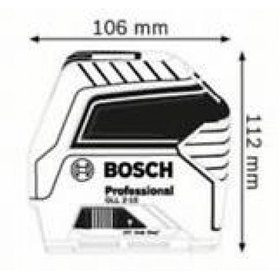 Лінійний лазерний нівелір Bosch GLL 2-10 Professional (0601063L00)