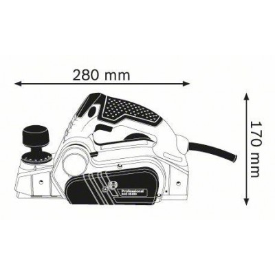 Рубанок Bosch GHO 26-82 D (06015A4301)