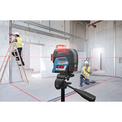 Лінійний лазерний нівелір Bosch GLL 3-80 C + тримач BM 1 + приймач LR 7 + зарядка + L-Boxx (0601063R05)
