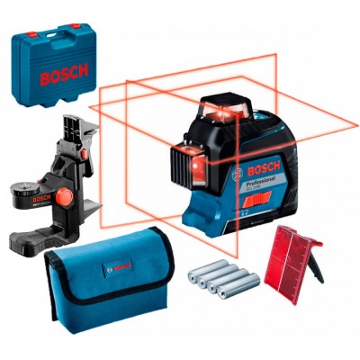 Лазерный нивелир Bosch GLL 3-80 + BM1 + кейс (0601063S0B)
