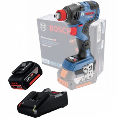 Акумуляторний гайковерт Bosch GDX 18V-200 C, 1 акб ProCore 18V 4.0 Ah, ЗУ GAL 18V-40 (0615990M46) Акумуляторний гайковерт Bosch GDX 18V-200 C, 1 акб ProCore 18V 4.0 Ah, ЗУ GAL 18V-40 (0615990M46)