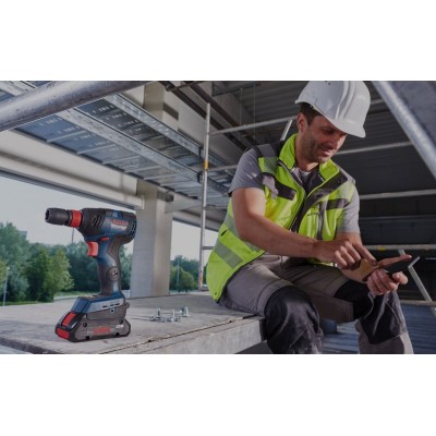 Акумуляторний гайковерт Bosch GDX 18V-200 C, 1 акб ProCore 18V 4.0 Ah, ЗУ GAL 18V-40 (0615990M46)