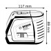 Линейный лазерный нивелир Bosch GLL 2-50 Prof + BT 150