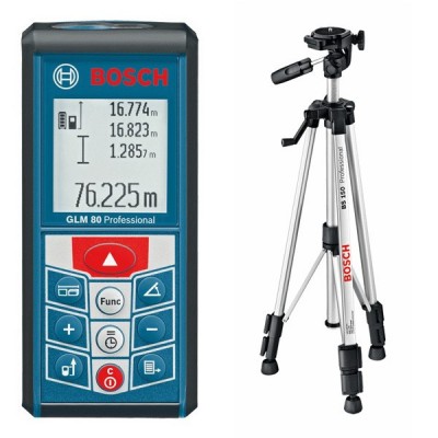 Лазерный дальномер BOSCH GLM80 + R60 Professional (06159940A1)