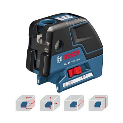 Комбинированный лазерный уровень Bosch GCL 25 + штатив BS 150