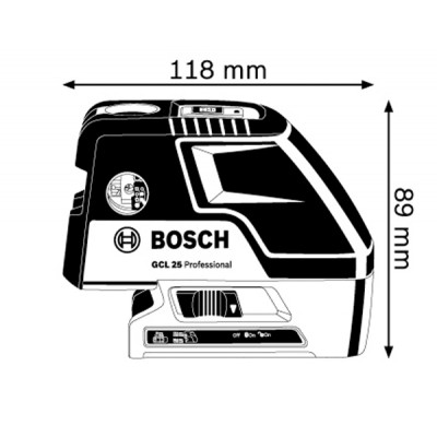 Комбинированный лазерный уровень Bosch GCL 25 + штатив BS 150