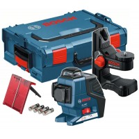 Линейный лазерный нивелир Bosch GLL 3-80 универсальный держатель BM1