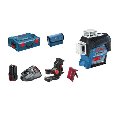 Лазерний нівелір Bosch GLL 3-80 C Professional + BM1 + 12V + L-Boxx (0601063R02)