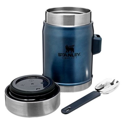 ТЕРМОС ПИЩЕВОЙ С ЛОЖКОЙ STANLEY CLASSIC 0.4Л NIGHTFALL (6939236373227)