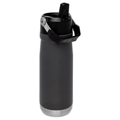 ТЕРМОБУТИЛКА STANLEY GO ICEFLOW FLIP STRAW 0.65Л CHARCOAL (6939236382748)