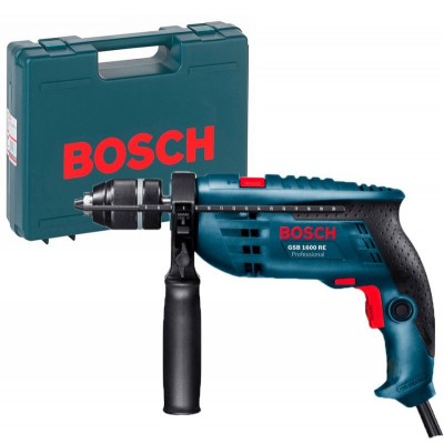Ударний дриль Bosch GSB 1600 RE + валіза (060121812C)
