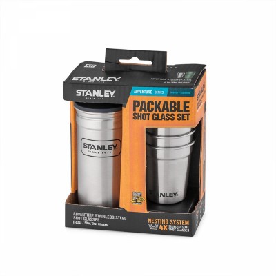 Набор (футляр и 4 рюмки) Stanley Adventure Combo стальной (6939236331036)