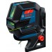 Лазерний нівелір Bosch Professional GCL 2-50 G у валізу + тримач RM 10 + затискач DK 10 (0601066M02)