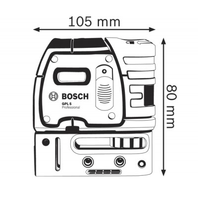 Лазерный отвес Bosch GPL 5 Professional