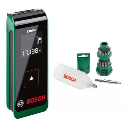 Цифровой лазерный дальномер Bosch Zamo + набор 24 бит (06159940JF)