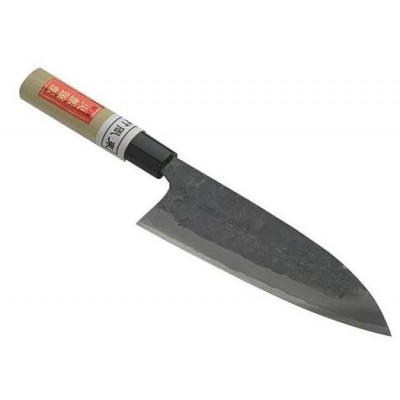 Ніж кухонний Deba 180 мм лезо, Aogami #2, ручка - магнолія, HRC61, HONMAMON (4580149741133) Ніж кухонний Deba 180 мм лезо, Aogami #2, ручка - магнолія, HRC61, HONMAMON (4580149741133)