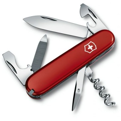 Ніж Victorinox Sportsman, 84мм/12функ/червоний (Vx03802) Ніж Victorinox Sportsman, 84мм/12функ/червоний (Vx03802)