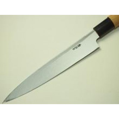 Ніж кухонний Sashimi Hocho (Yanagiba) 180 мм лезо, AOGAMI #2, рукоятка вишня, HONMAMON (4582243657419)