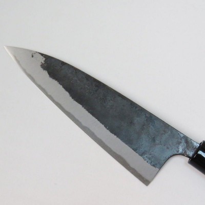 Ніж кухонний Funayuki 165 мм, широкий, Shirogami steel #2, рукоятка магнолія, HANAKUMAGAWA (4580149741089)